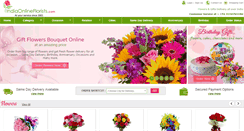Desktop Screenshot of indiaonlineflorists.com