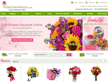 Tablet Screenshot of indiaonlineflorists.com